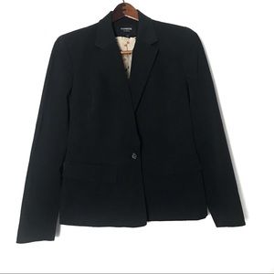 Express Black Cotton Blazer with Pockets Size 6